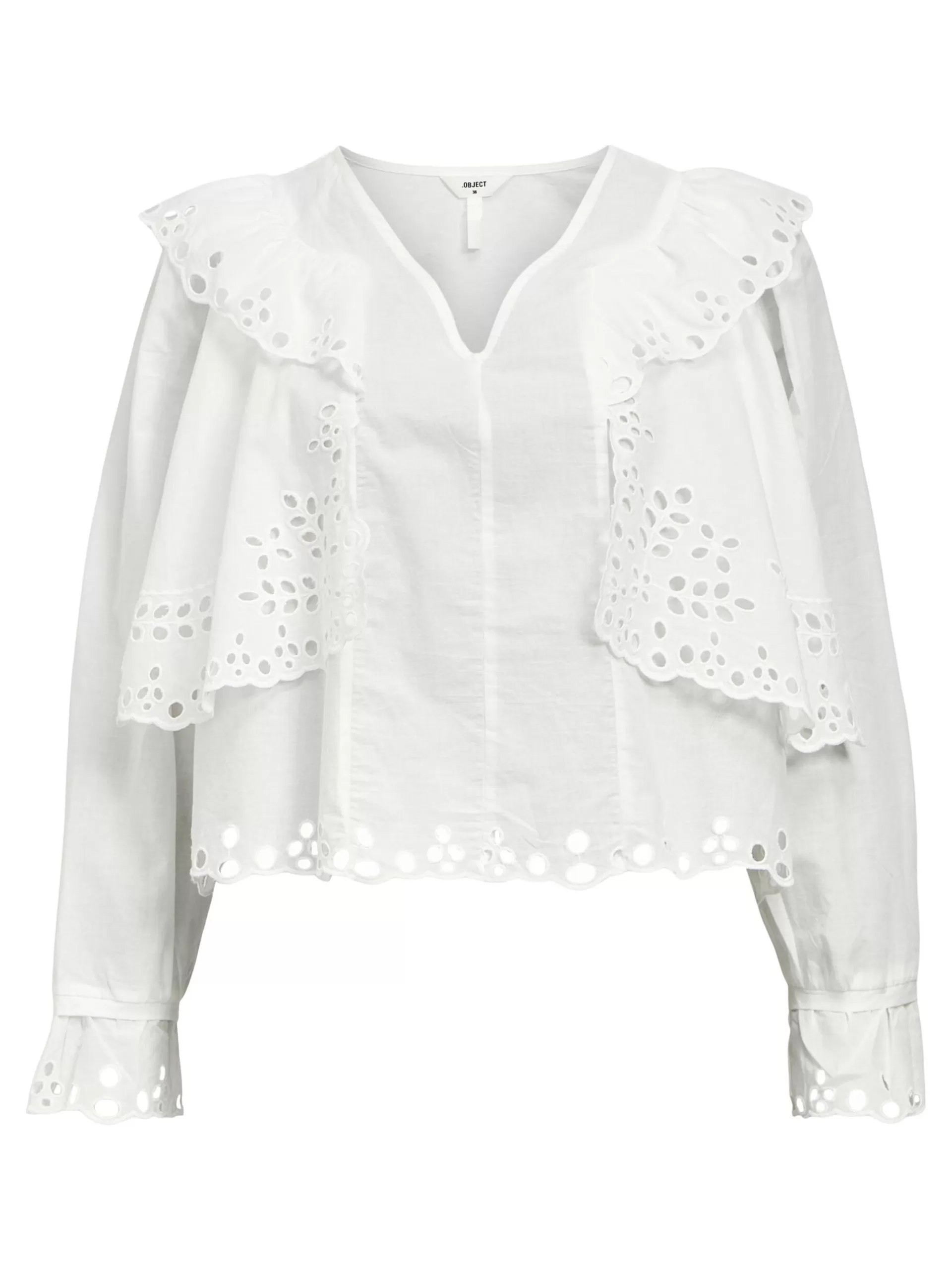 OBJECT BRODERIE ANGLAISE BLUS*Kvinnor Toppar | Skjortor