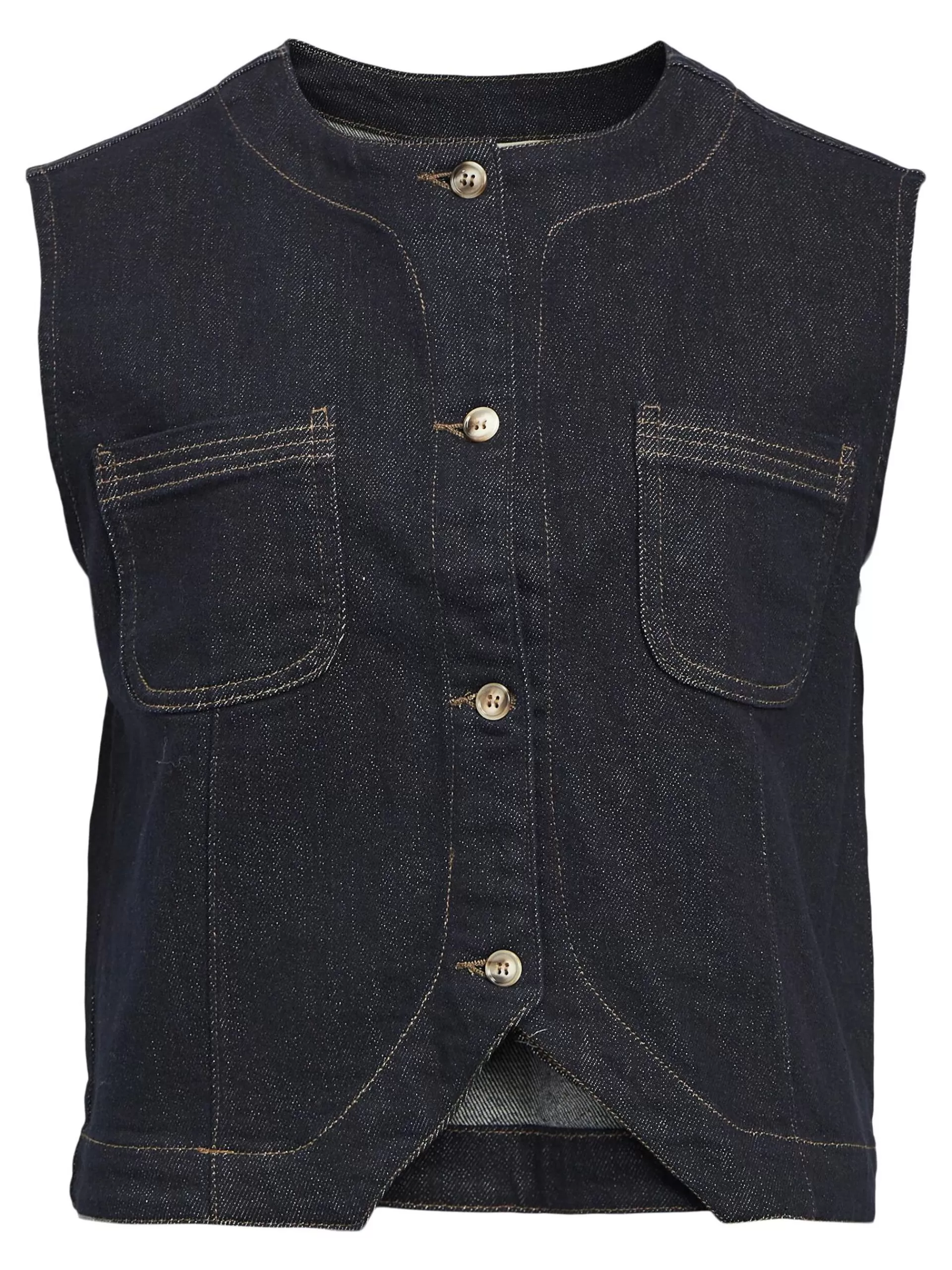 OBJECT DENIM VÄST*Kvinnor Toppar | Ytterkläder