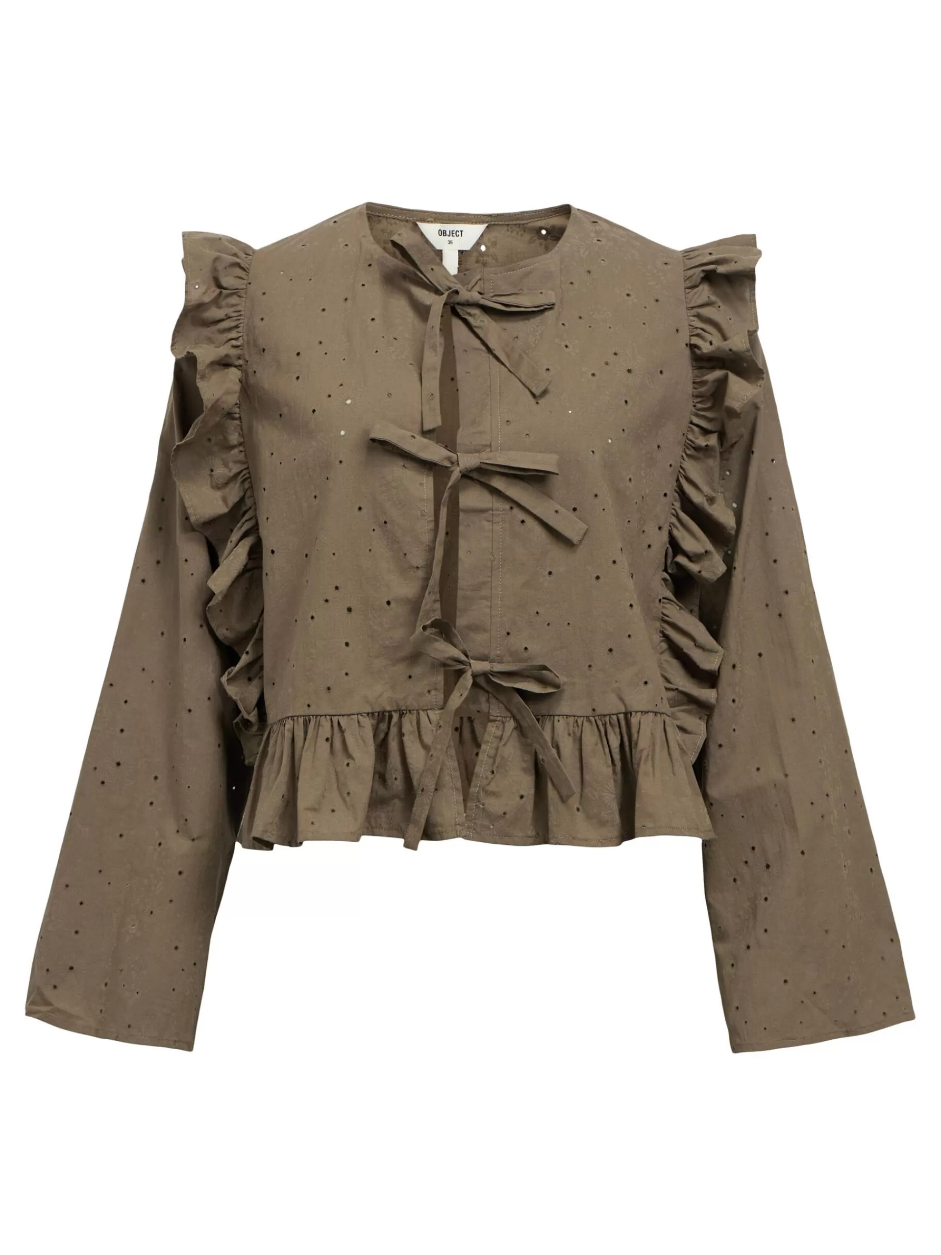 OBJECT JACQUARD BLUS*Kvinnor Skjortor | Toppar