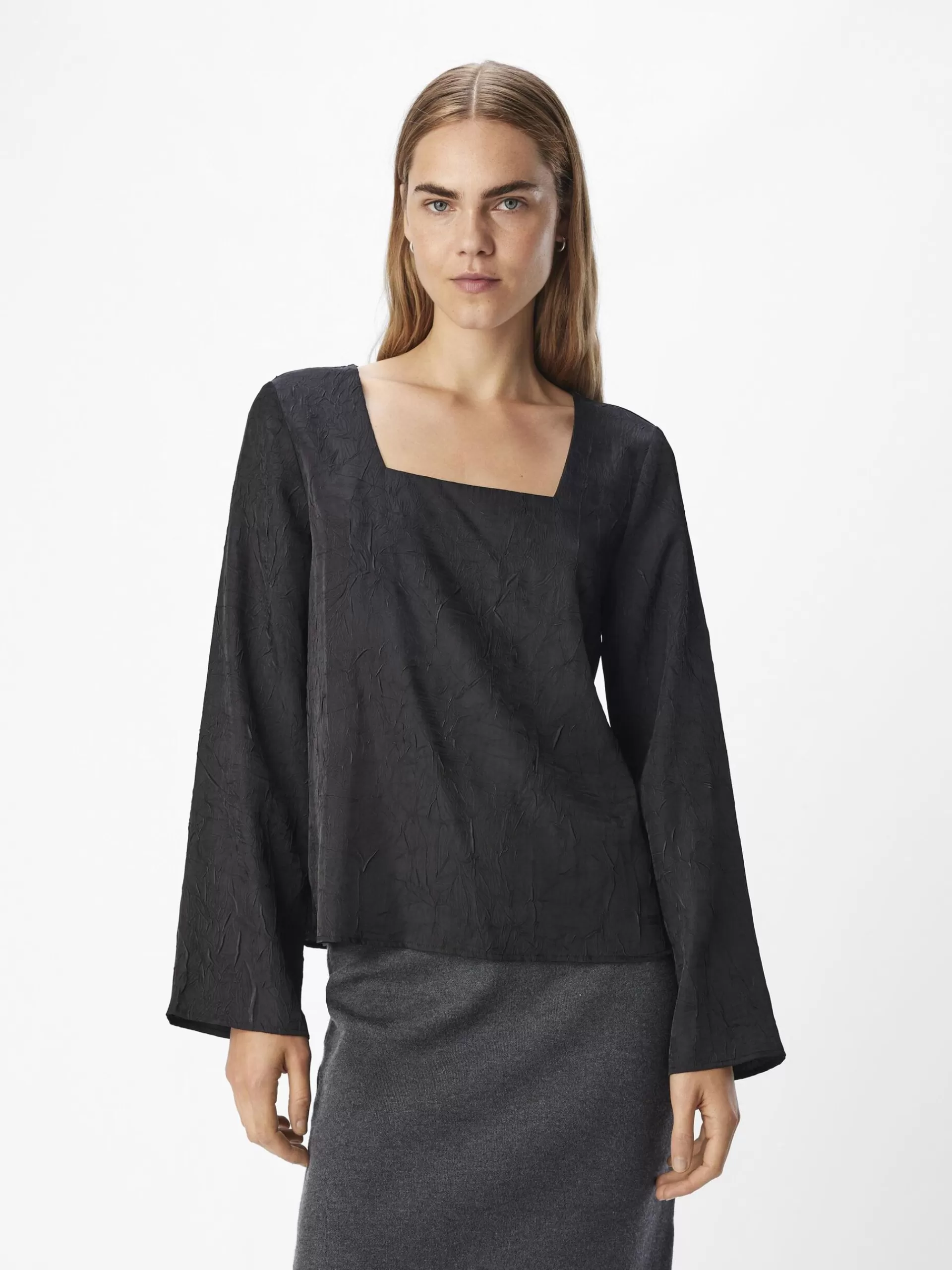 OBJECT JACQUARD TOPP*Kvinnor Toppar | Skjortor