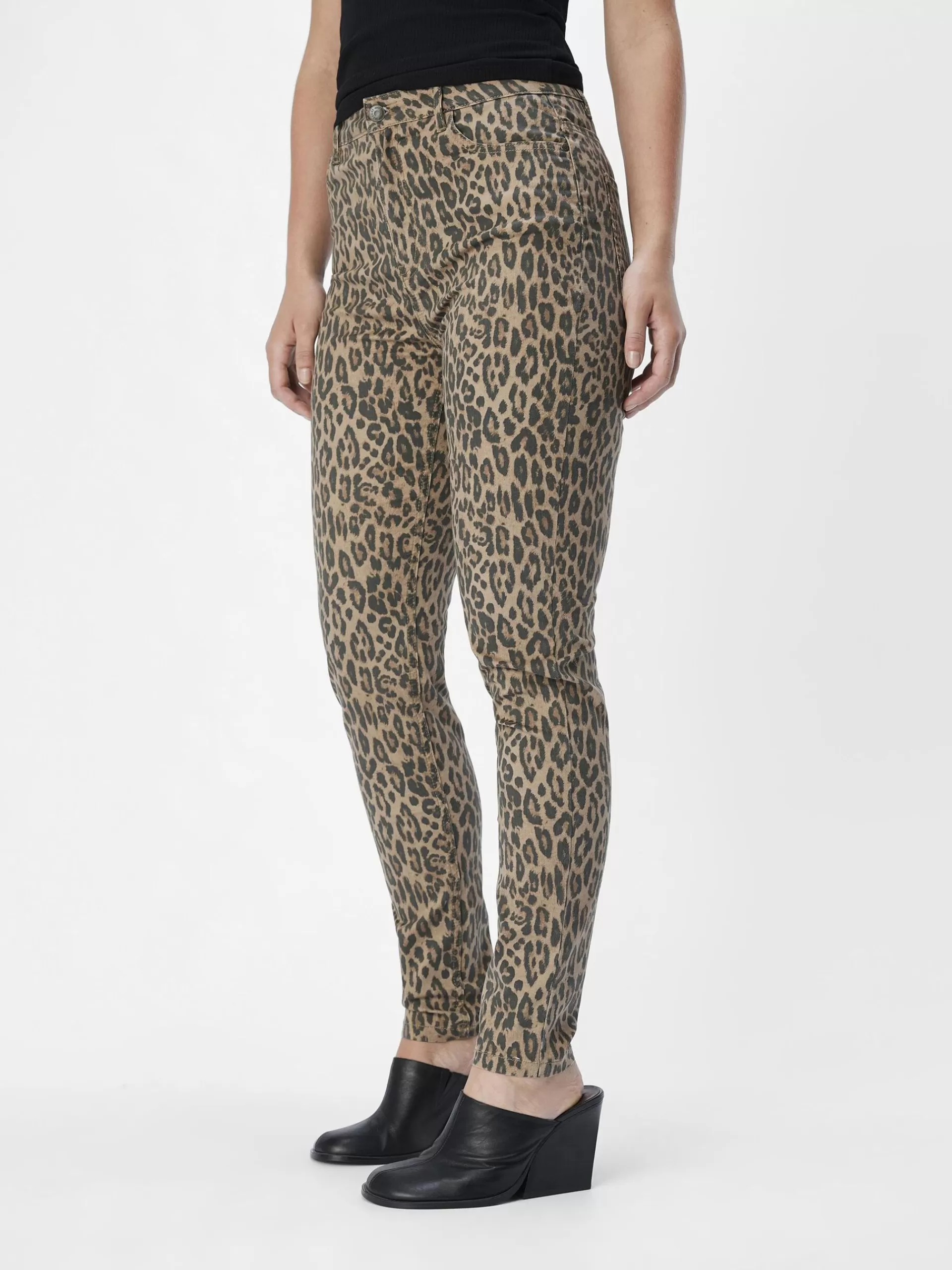 OBJECT LEOPARDMÖNSTRADE SKINNY FIT-JEANS*Kvinnor Jeans | Byxor