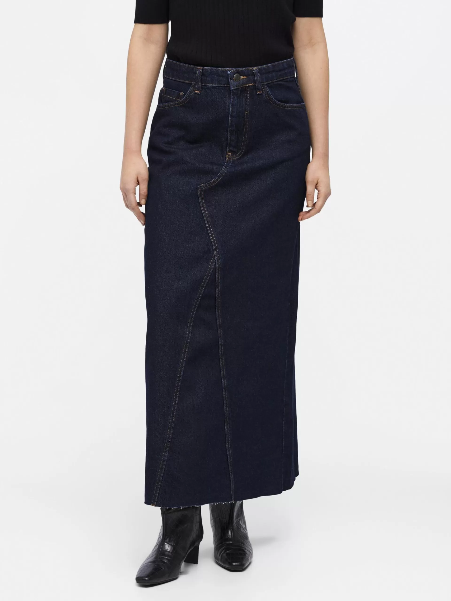 OBJECT OBJHARLOW MAXI JEANSKJOL*Kvinnor Kjolar