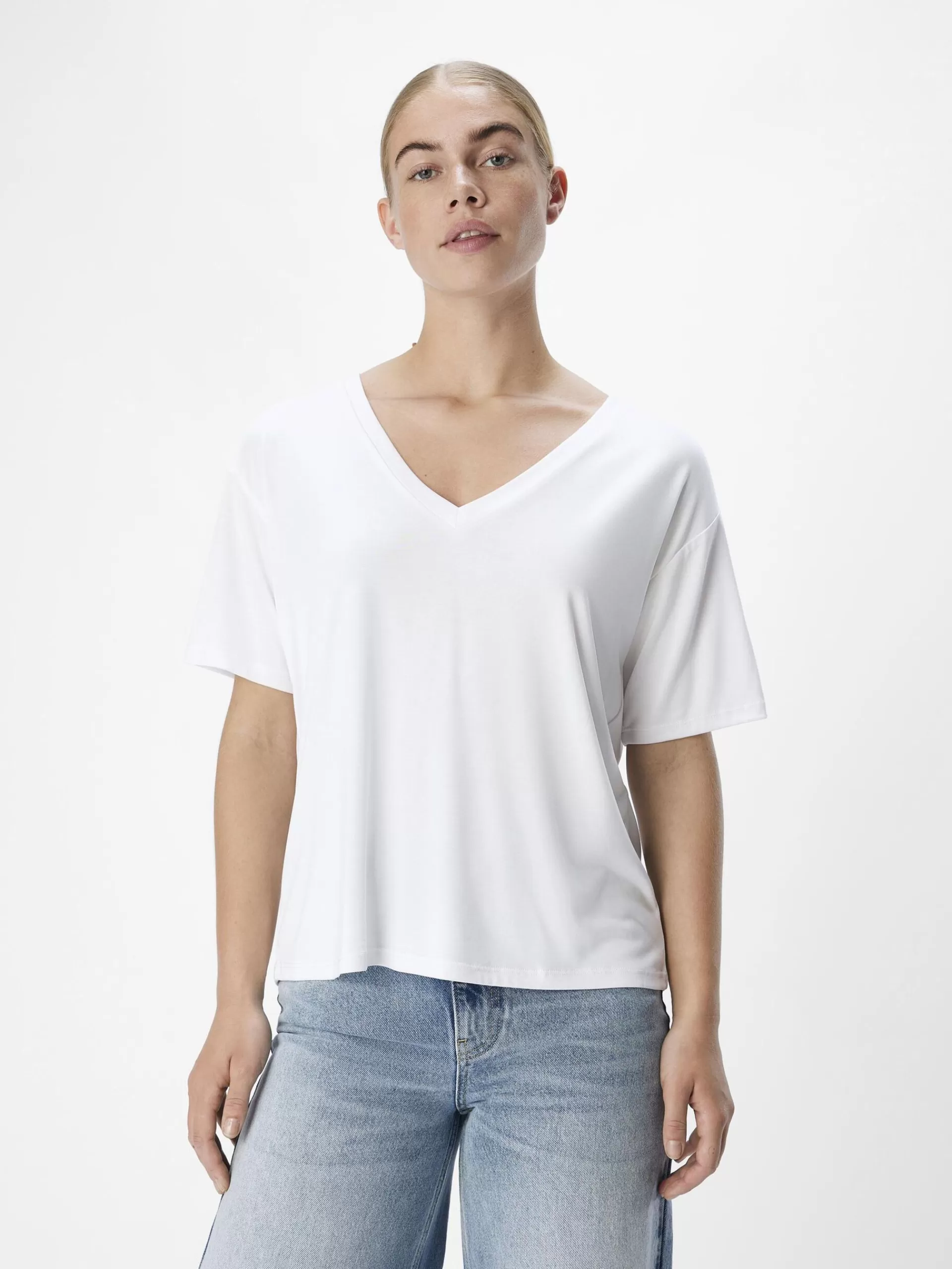 OBJECT V-RINGNING T-SHIRT*Kvinnor Basic | Toppar